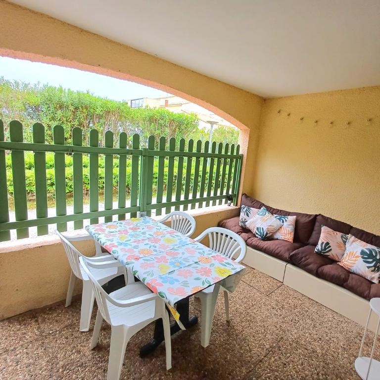 Charmant 2 pièce, Clim & terrasse entre Mer et Lac - Apartment mit 1 Schlafzimmer - 3