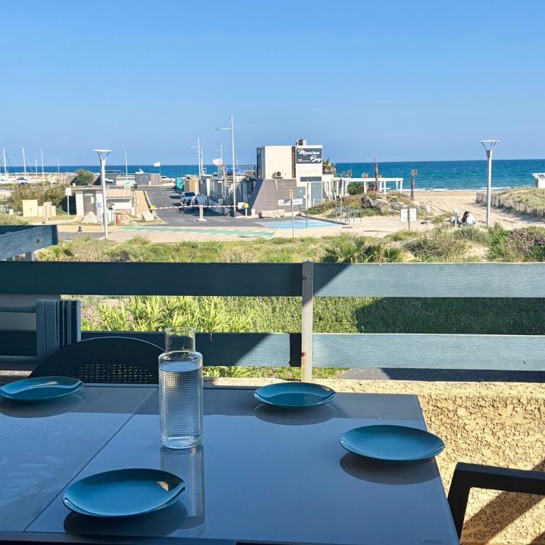 Appartement climatisé face mer avec parking, Marseillan Plage - Apartamento de 3 dormitorios y vistas al mar - 1