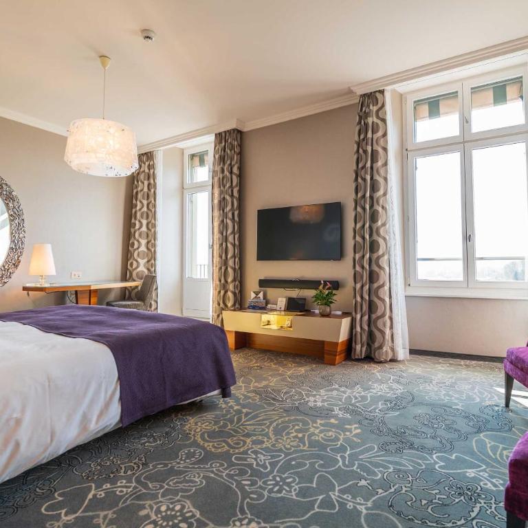Hotel Schweizerhof Luzern - Deluxe Doppel-/Zweibettzimmer mit Seeblick - 2