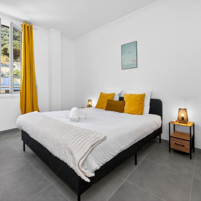 Vue mer et Principauté - Unique avec terrasse - GA - Appartement 1 Chambre - 12