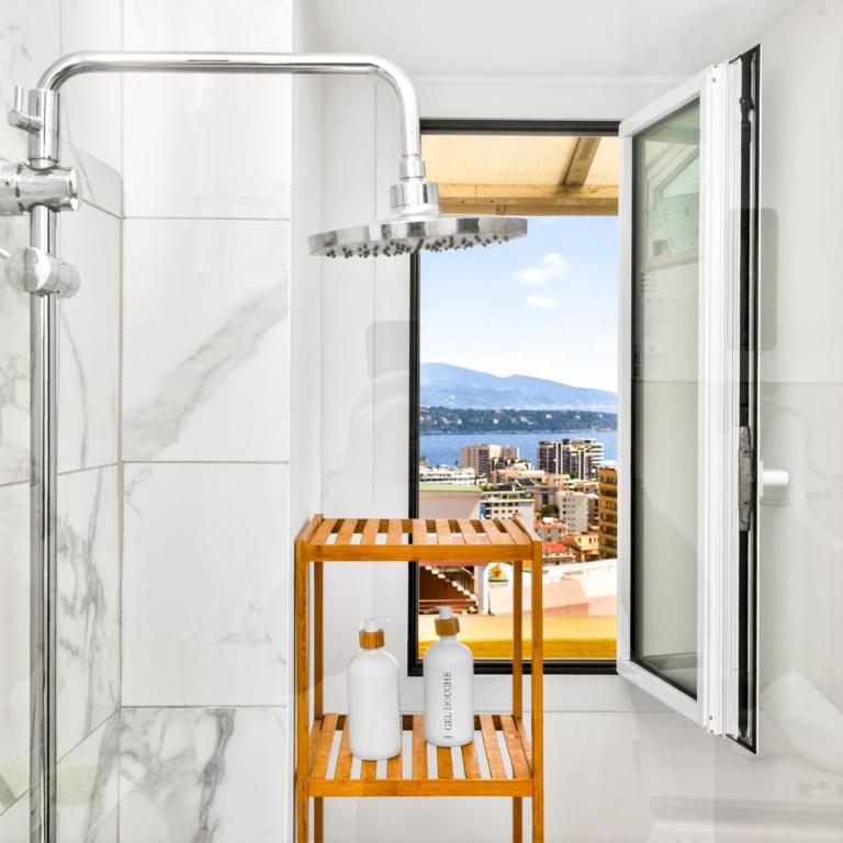 Vue mer et Principauté - Unique avec terrasse - GA - Appartement 1 Chambre - 4