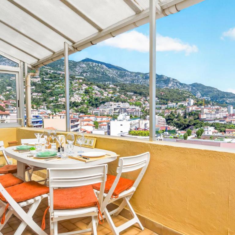 Vue mer et Principauté - Unique avec terrasse - GA - Appartement 1 Chambre - 29