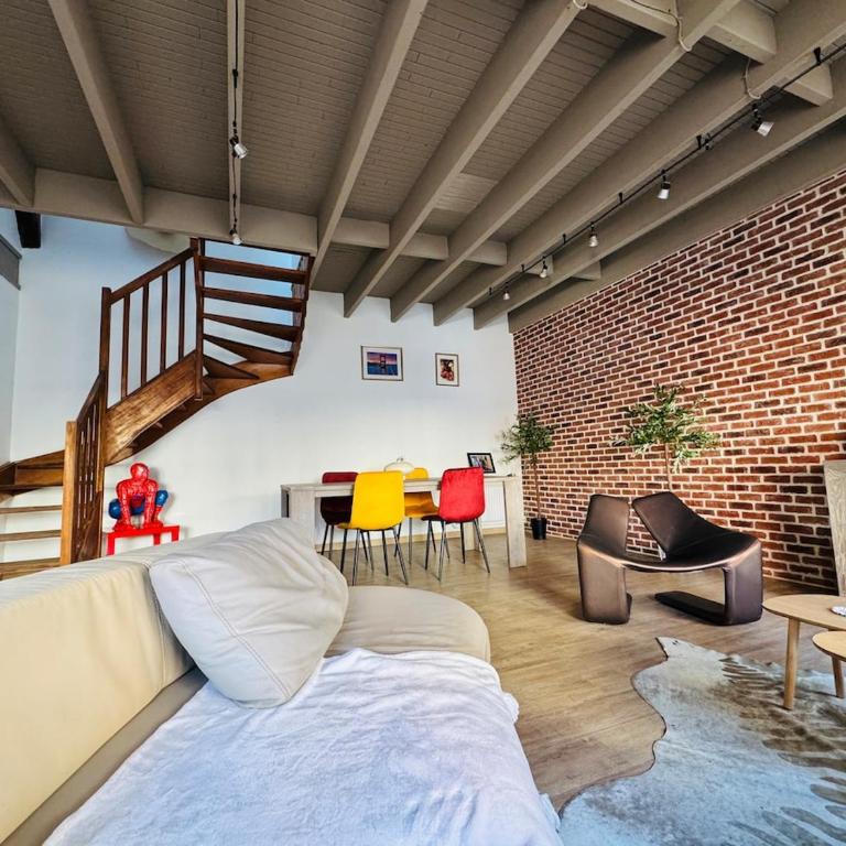 Le DK-NY - duplex new-yorkais au coeur de Dunkerque - Two-Bedroom Apartment - 33