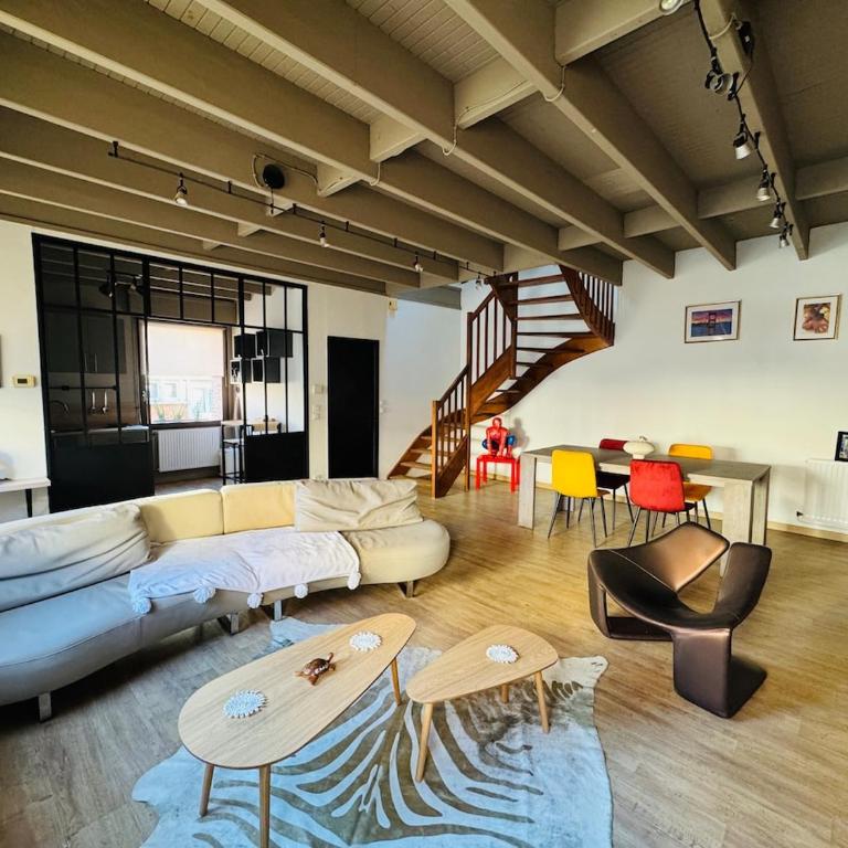 Le DK-NY - duplex new-yorkais au coeur de Dunkerque - Two-Bedroom Apartment - 46