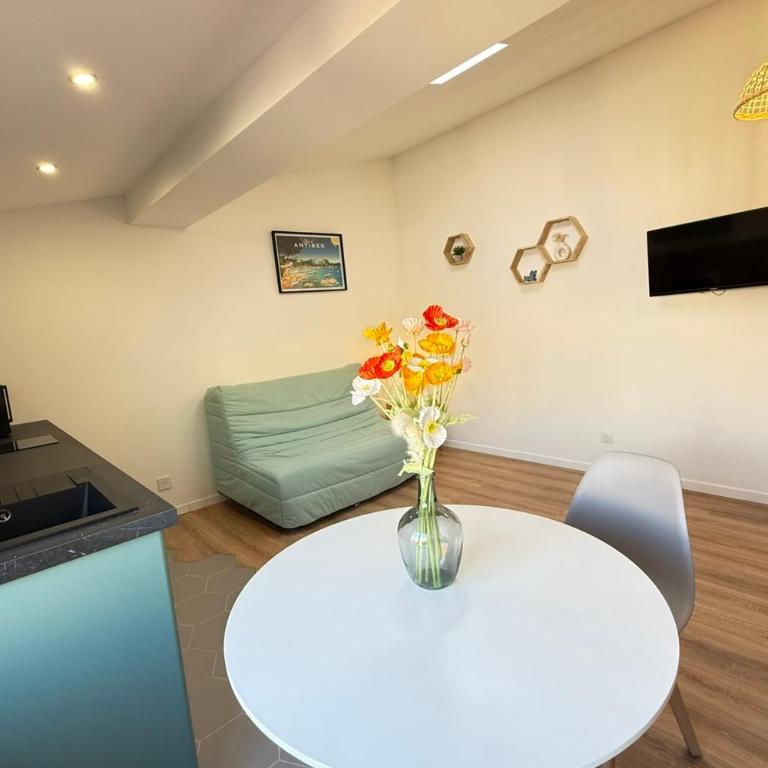 Viel Antibes - studio rénové & plein de charme - Studio - 6
