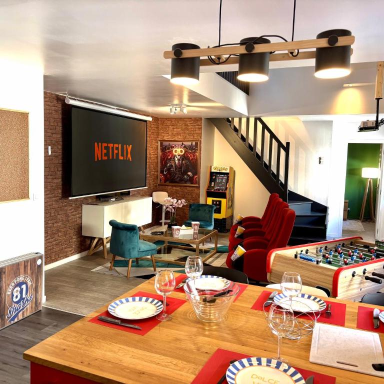 Appartement 100m2 - T4 Cinéma Privé Parking Saint-Leu - Appartamento con 3 Camere da Letto - 2