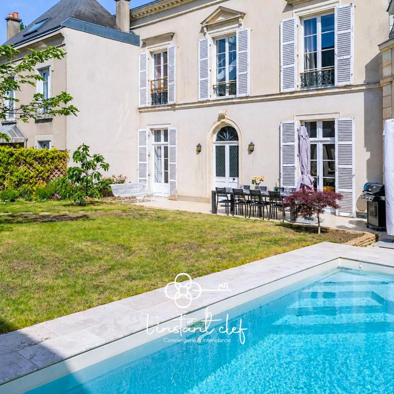 Villa élégante 5 chambres - 24H du Mans - Piscine Chauffée & Garage - Haus mit 4 Schlafzimmern - 26