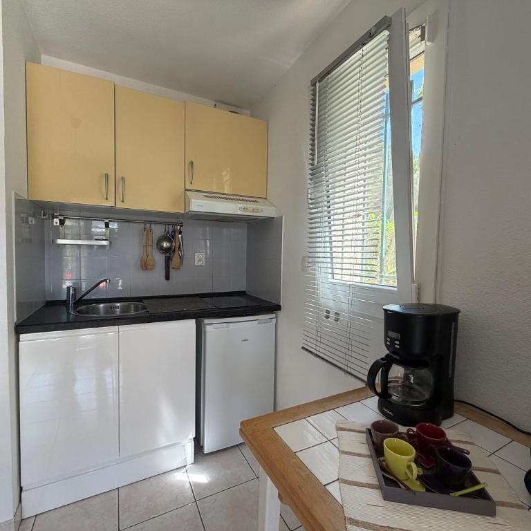 T2 plein sud jardin 4 pers proche Plage Clim pkg - Appartement 1 Chambre - 9