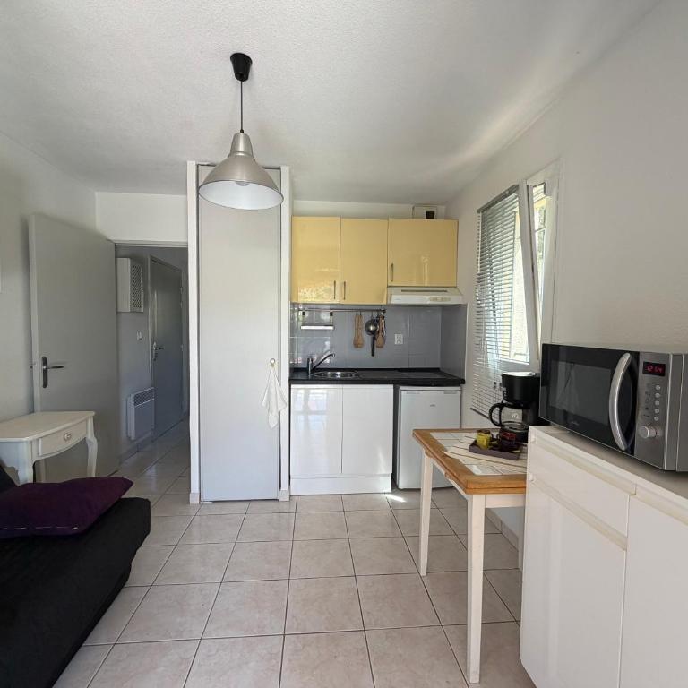 T2 plein sud jardin 4 pers proche Plage Clim pkg - Appartement 1 Chambre - 10