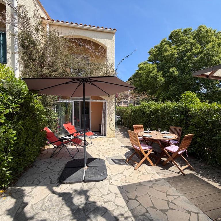 T2 plein sud jardin 4 pers proche Plage Clim pkg - Appartement 1 Chambre - 2