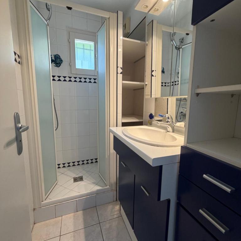 T2 plein sud jardin 4 pers proche Plage Clim pkg - Appartement 1 Chambre - 13