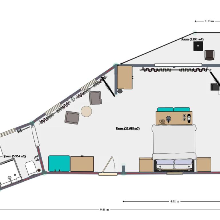 Hotel Piz Buin - Doppel- oder Zweibettzimmer über dem Musikclub - 7