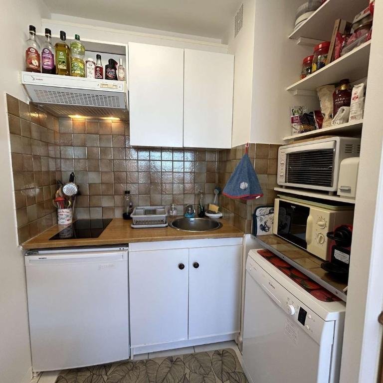 Appartement 3 pièces, 6 couchages, accès direct plage, garage double - FR-1-224C-747 - Apartamento (6 adultos) - 8