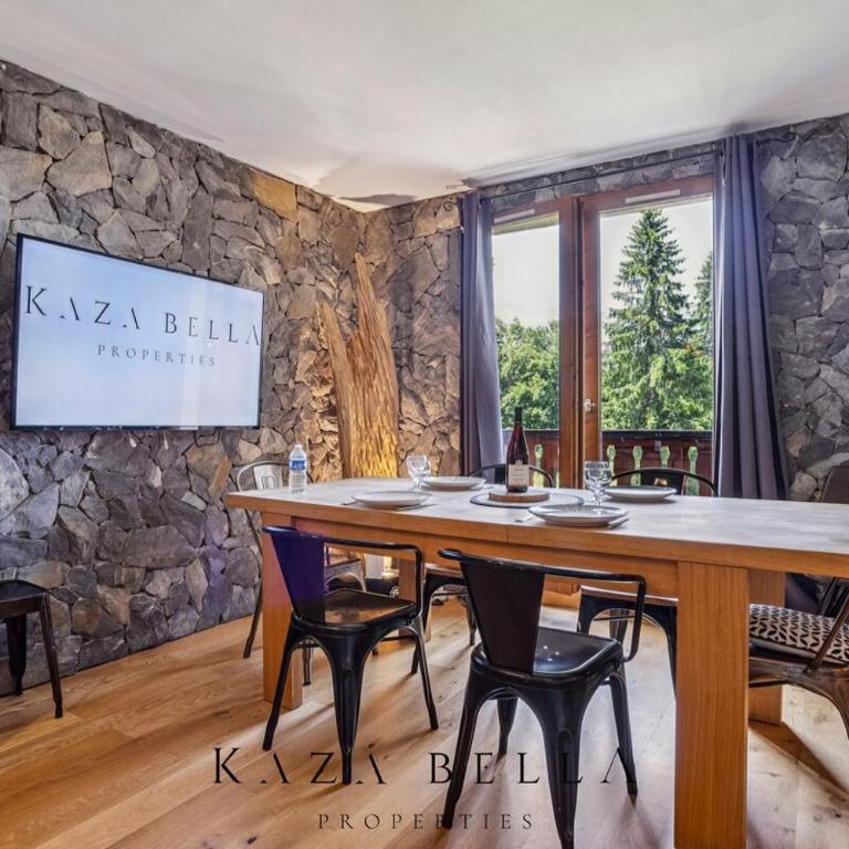 KAZA BELLA - Les Carroz Chalet moderne avec vue Duplex 3 chambres et 3 SDB Les Carroz Grand Massif - Appartement - 14