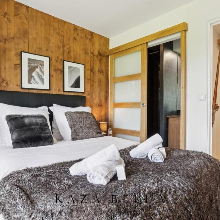 KAZA BELLA - Les Carroz Chalet moderne avec vue Duplex 3 chambres et 3 SDB Les Carroz Grand Massif - Appartement - 6
