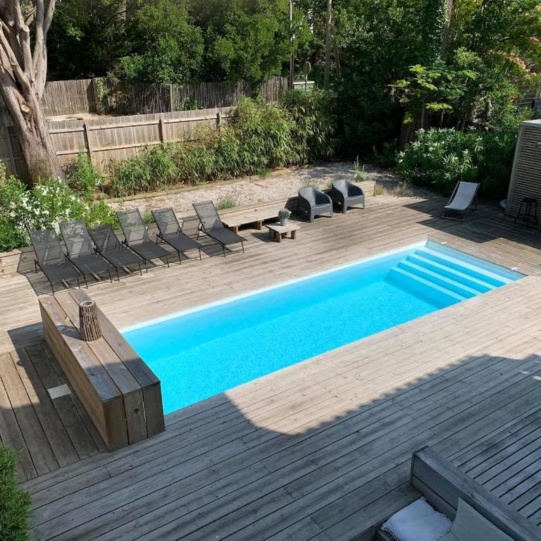 Villa Lilas Cap-Ferret - Villa avec Piscine Privée - 46