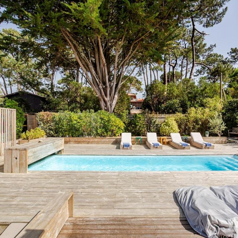 Villa Lilas Cap-Ferret - Villa avec Piscine Privée - 66