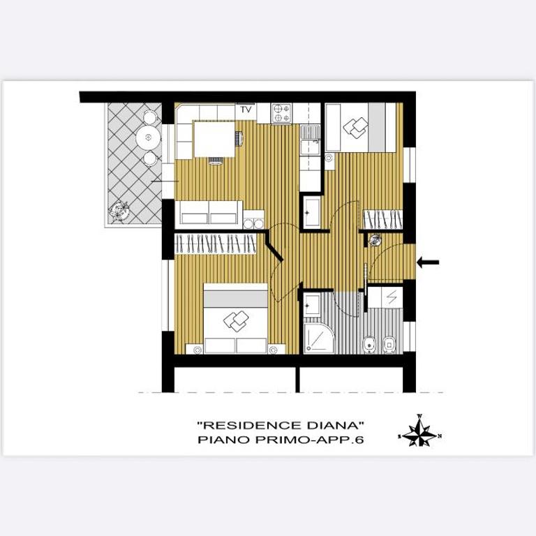 Mountain Flat Luna -Next train station Dobbiaco- - Appartamento Superior con 2 Camere da Letto e Balcone - 4