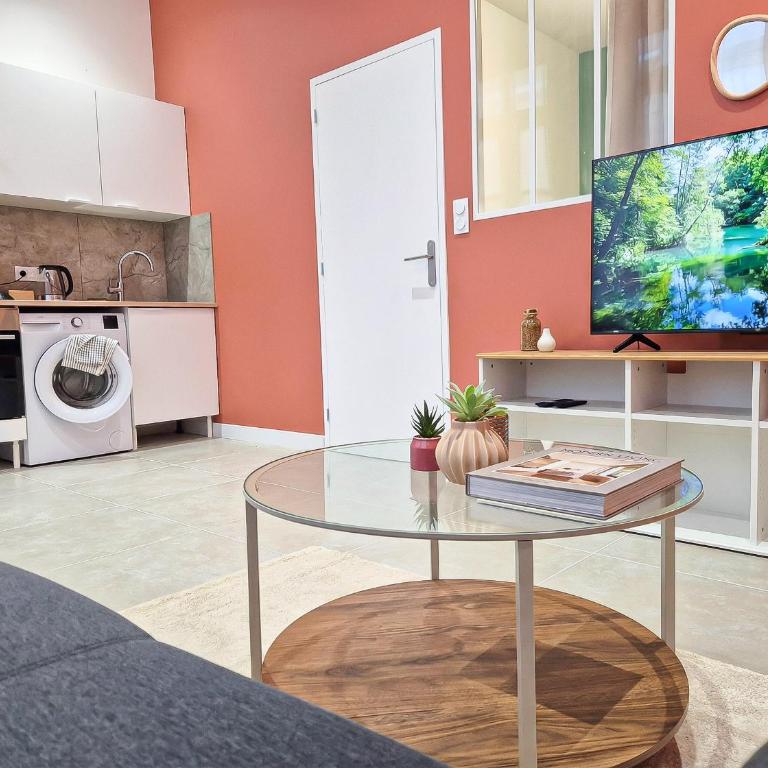 T2 lumineux - Hyper-centre - Queen bed - Bureau - Fibre - Apartamento de 1 dormitorio - 10