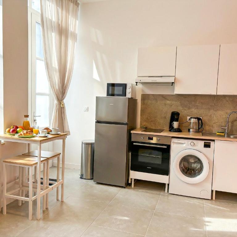 T2 lumineux - Hyper-centre - Queen bed - Bureau - Fibre - Apartamento de 1 dormitorio - 13