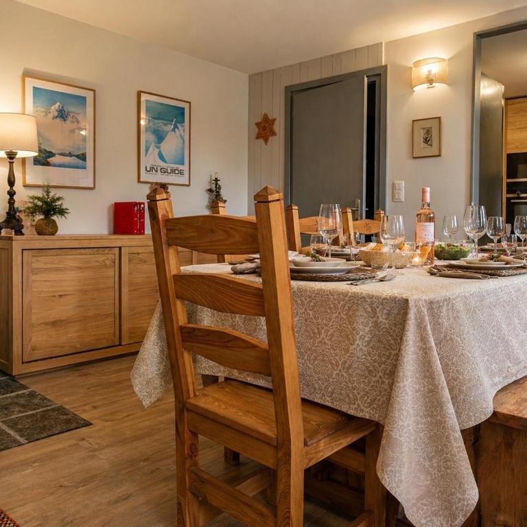 Appartement lumineux 2 ch Chamonix, proche Grands Montets, parking & ski locker - Apartment mit 2 Schlafzimmern - 3