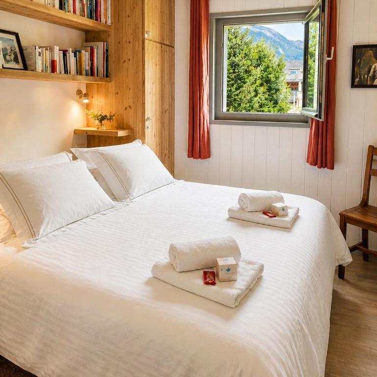 Appartement lumineux 2 ch Chamonix, proche Grands Montets, parking & ski locker - Apartment mit 2 Schlafzimmern - 6