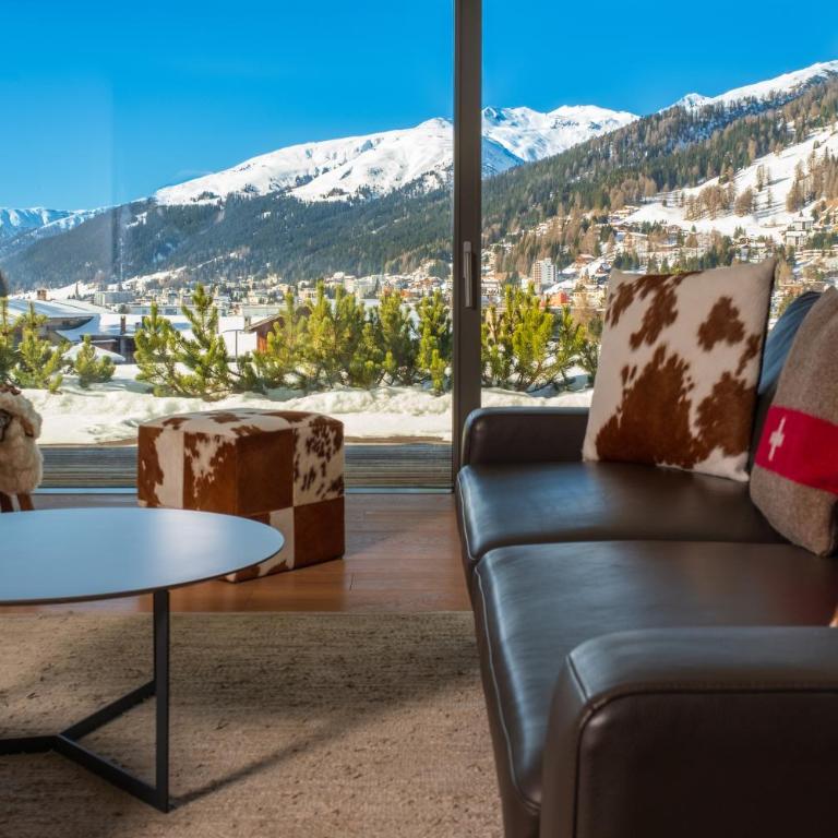 Luxury Davos Apartment for 4 - Panorama Terrace & 5 Star Hotel Spa - Apartment mit Blick auf die Berge - 14
