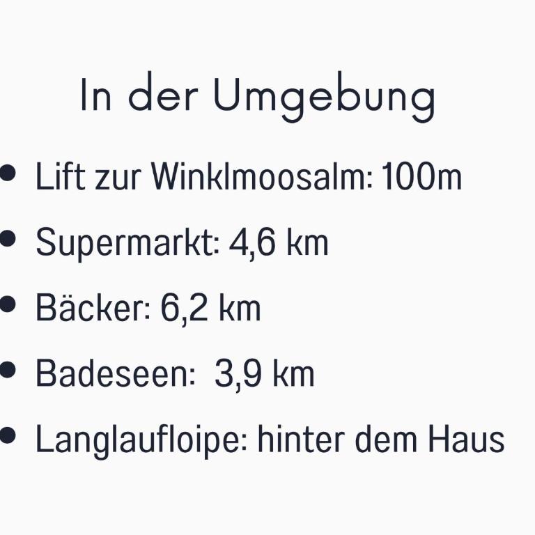 Deine Auszeit an der Talstation Winklmossalm - Skifahren und Wandern direkt ab der Haustür - Apartment mit 2 Schlafzimmern - 5