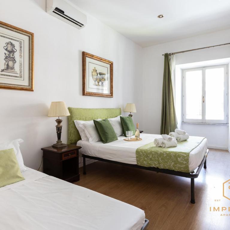 Imperium Vatican Guesthouse - 3 pvt suites, pvt bathrooms, A-C, 2 steps from Vatican - Camera Tripla - 4