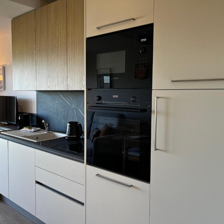 116 naturelle , Wimereux , Studio pour 4 , parking , garage à velos , wifi - Studio - Vue sur Mer - 4