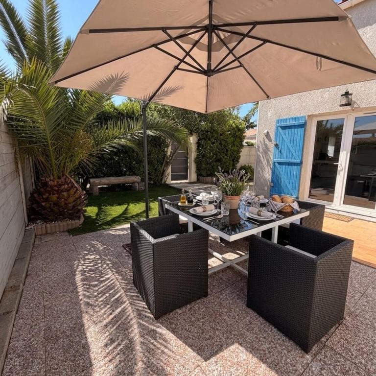 T3 climatisé à l'abri des regards - plage à 200m - Maison 2 Chambres - 1