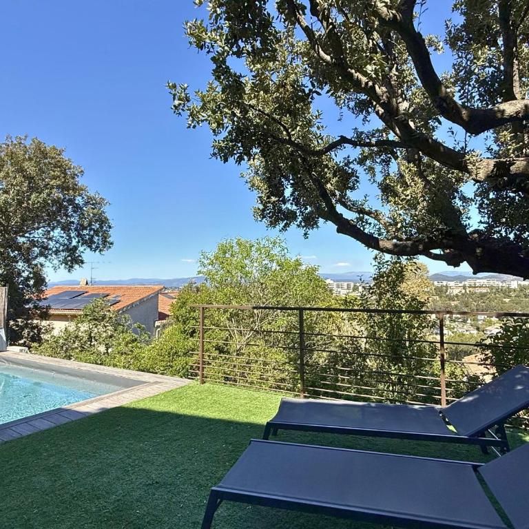 Villa de standing avec piscine chauffée & panorama - Villa - 34