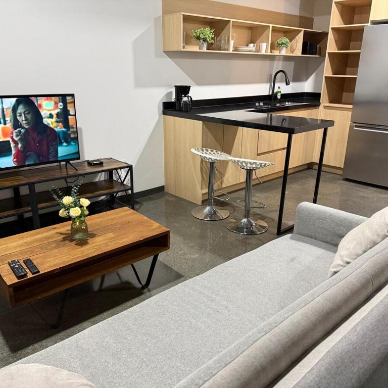 Luxury Loft in Downtown Monterrey Incredible View - One-Bedroom Apartment - 16
