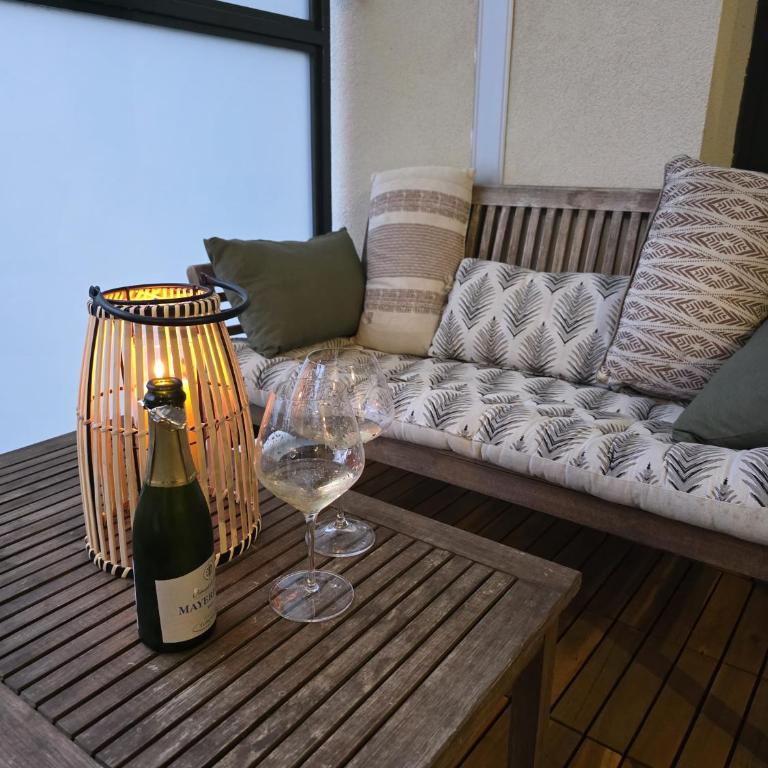 Le bain de lumiere - Résidence privée - Appartement 1 Chambre avec Vue - 8