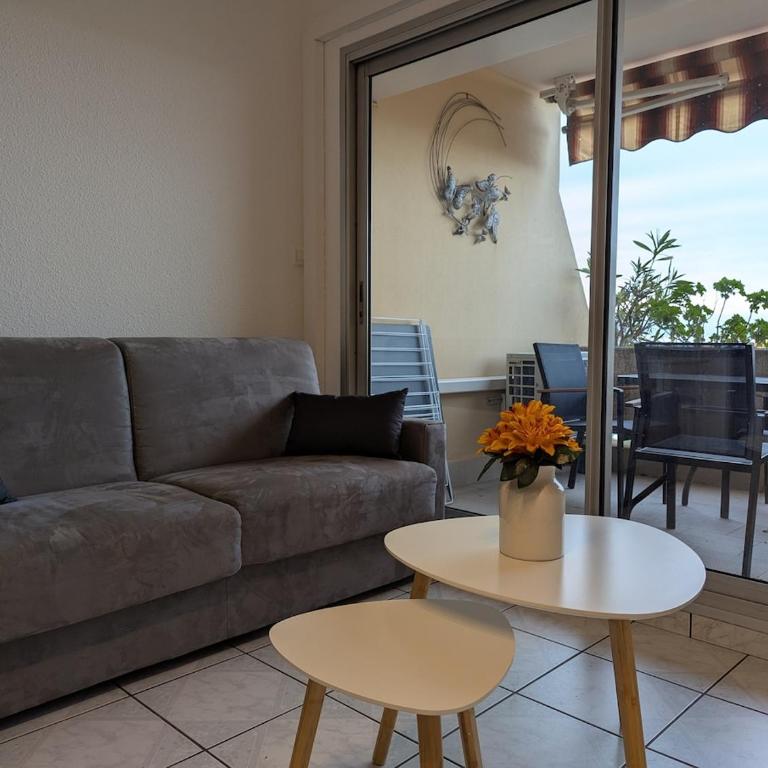 La Perle d'Antibes - 2 pièces, vue mer & piscine - Apartment mit 2 Schlafzimmern - 5