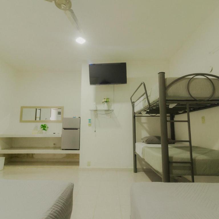 Zayali Bacalar - Habitación Familiar Deluxe - 3