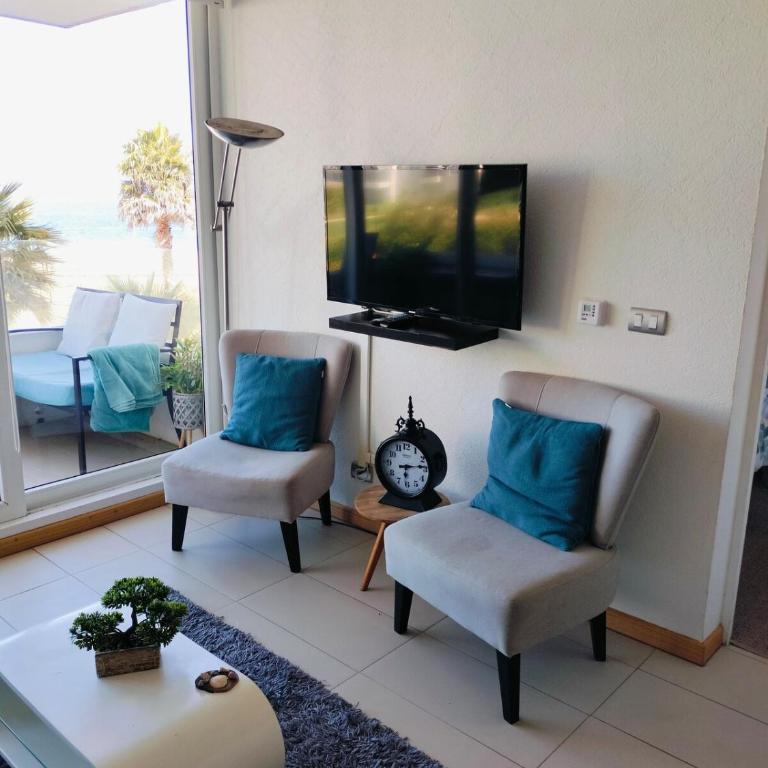 Bello departamento con la mejor vista al mar - One-Bedroom Apartment - 16