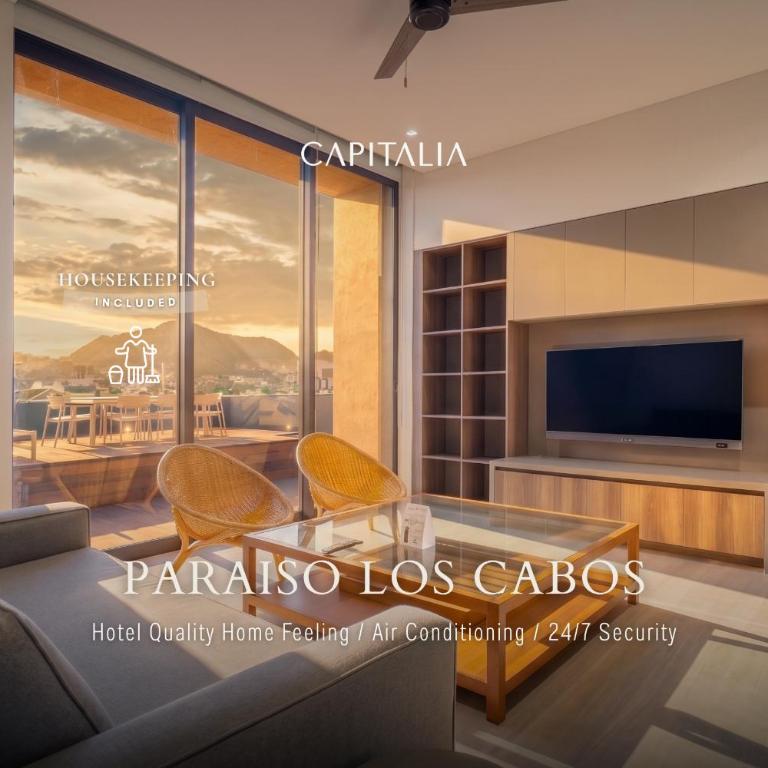Paraiso Residences Marina Cabo by Capitalia - Apartamento de lujo con 2 dormitorios, terraza y vistas al puerto deportivo - 24
