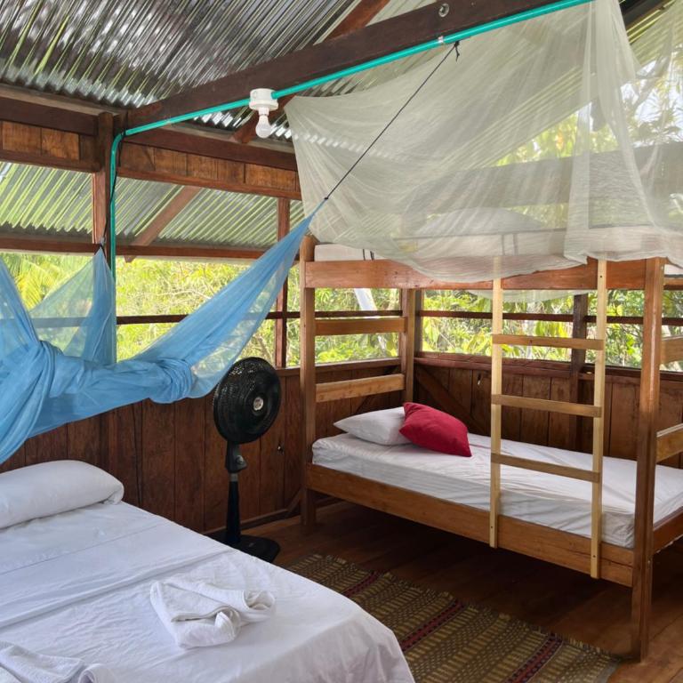 Cabañas Mashcopiro Amazonas - Triple Room with Private External Bathroom - 20