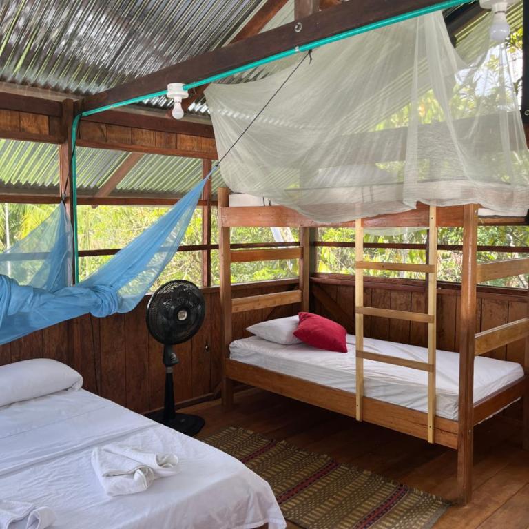 Cabañas Mashcopiro Amazonas - Triple Room with Private External Bathroom - 12