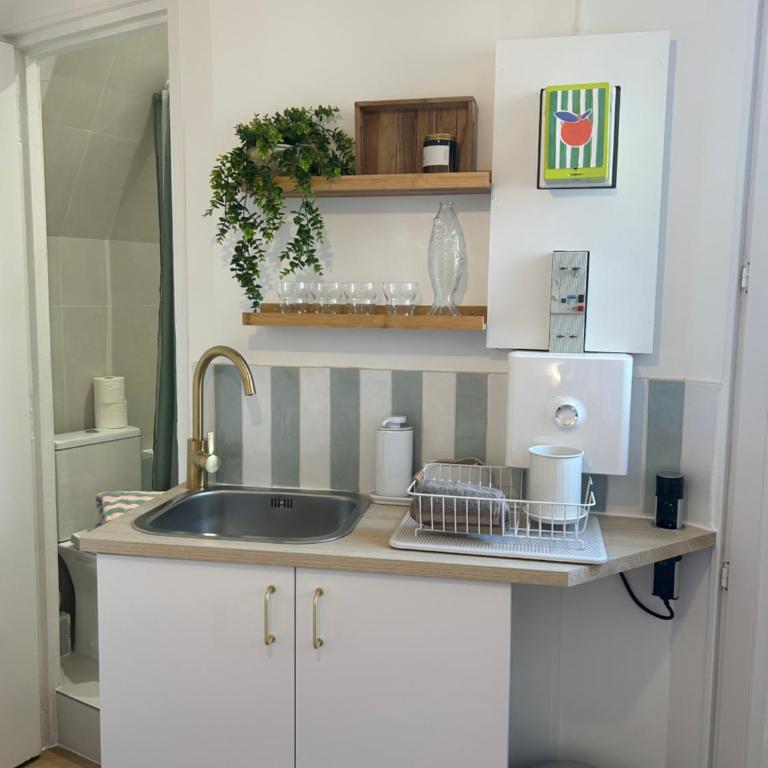 New Modern Studio Paris 16 Near Boulogne, Roland Garros, Metro, Eiffel tower, Parc des princes - Apartment mit 1 Schlafzimmer - 6
