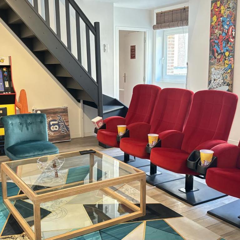 Appartement 100m2 - T4 Cinéma Privé Parking Saint-Leu - Appartamento con 3 Camere da Letto - 19