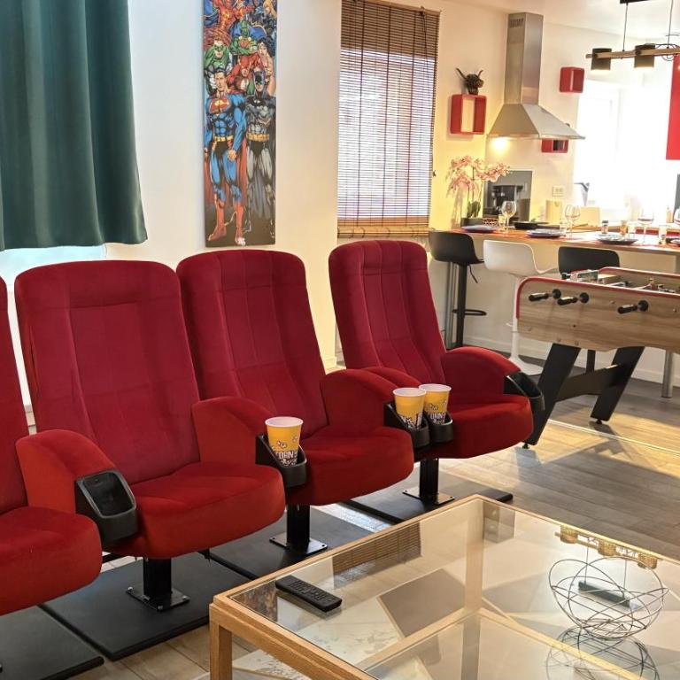 Appartement 100m2 - T4 Cinéma Privé Parking Saint-Leu - Appartamento con 3 Camere da Letto - 7