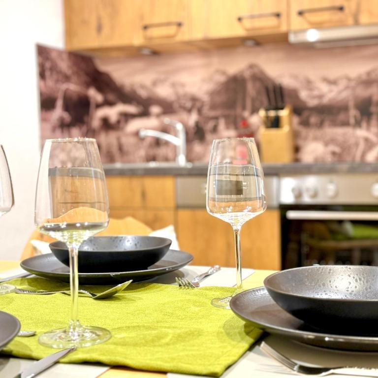 Ferienwohnungen Alpenfieber - Apartment mit 1 Schlafzimmer und Terrasse - 15