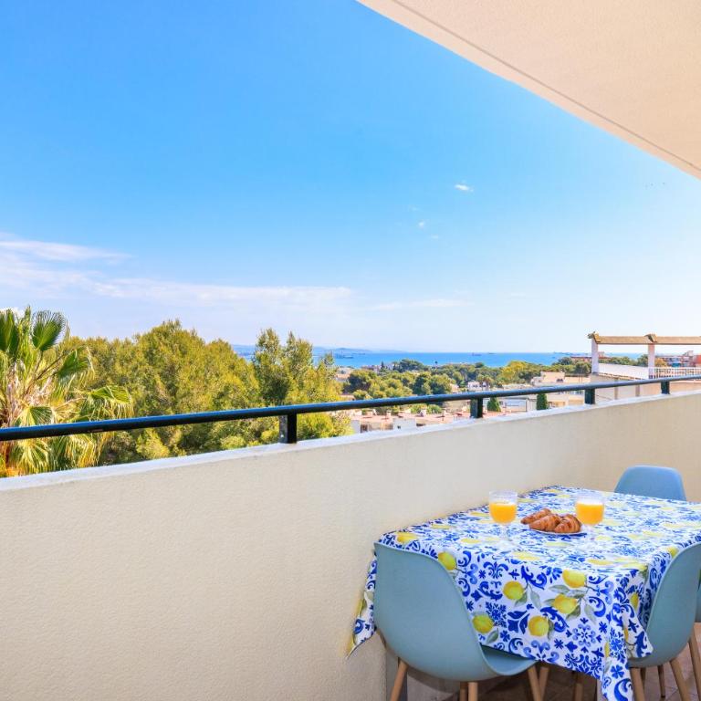 Sea View Apartment, spacious and renovated, 10 minutes to the beach, pool - Apartamento de 1 dormitorio con balcón y vistas al mar - 5