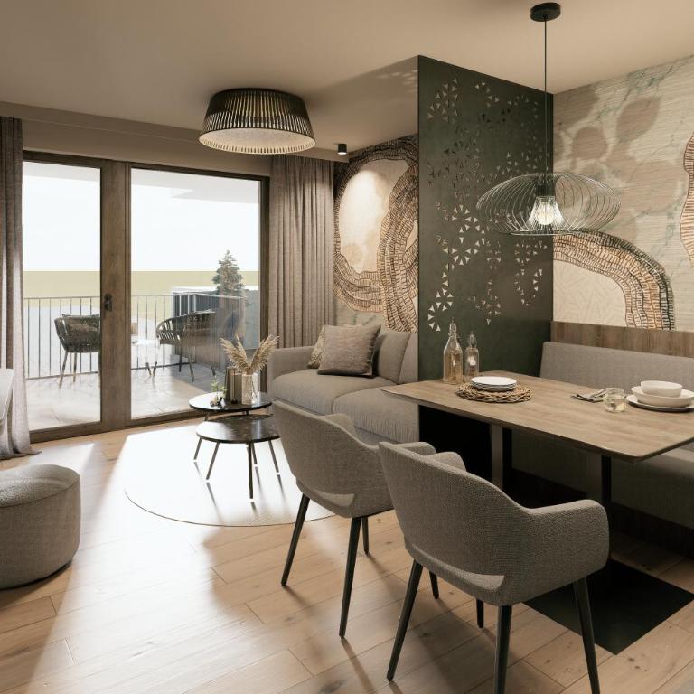 Hotel Garni Alpenresidenz Zimmer & Aparts - Apartment mit 1 Schlafzimmer und Balkon - 3