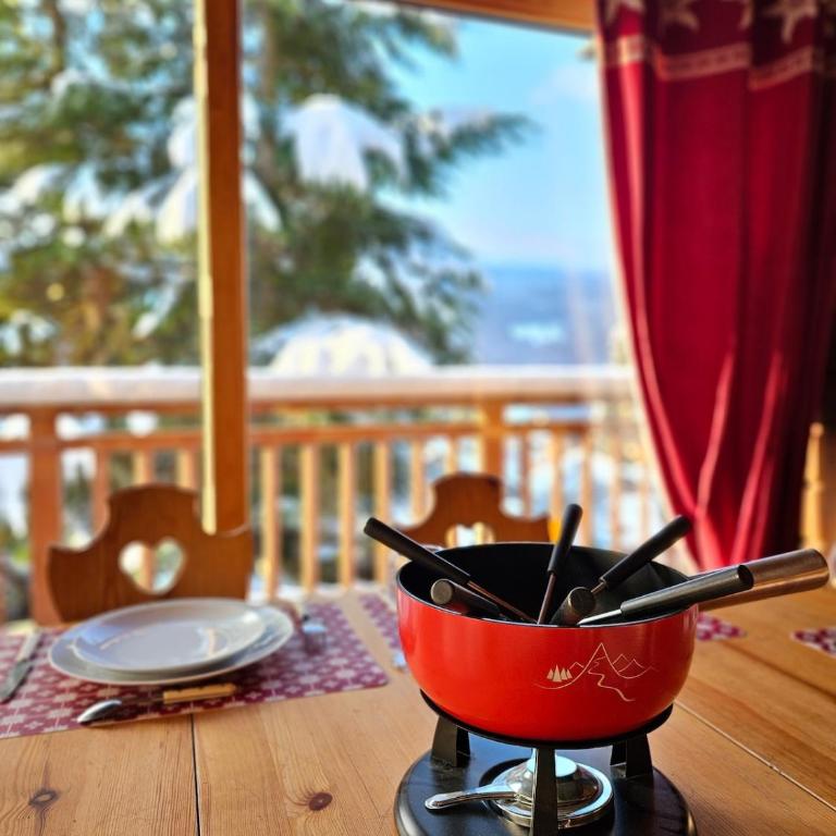 Chalet chaleureux - vue montagnes Grand Massif - Chalet 3 Chambres - 7