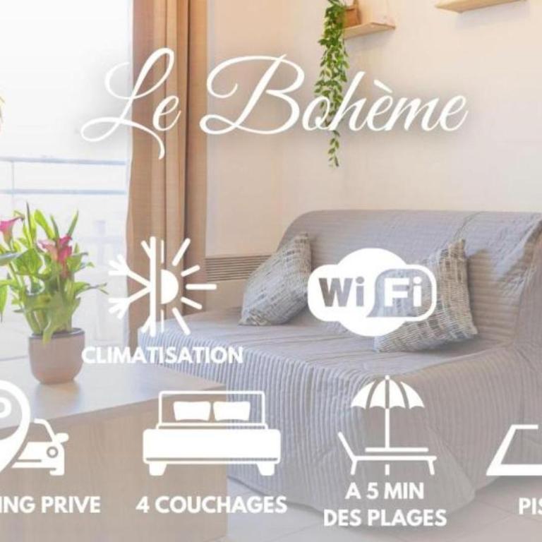 Le BOHEME - Séjour en Petite Camargue - 4 personnes - Apartment mit 1 Schlafzimmer - 1