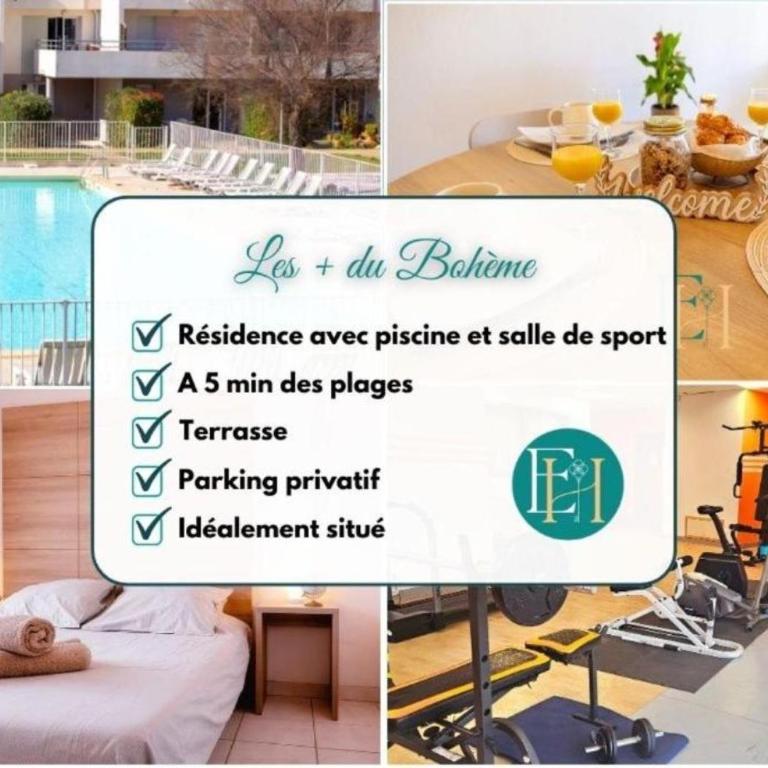 Le BOHEME - Séjour en Petite Camargue - 4 personnes - Apartment mit 1 Schlafzimmer - 3
