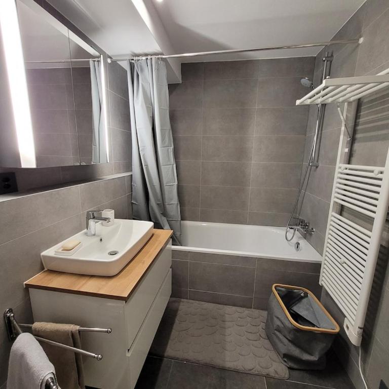 Design Neuf - Vue Dents du Midi - Spot VTT et Rando - Apartment mit 2 Schlafzimmern und Terrasse - 14